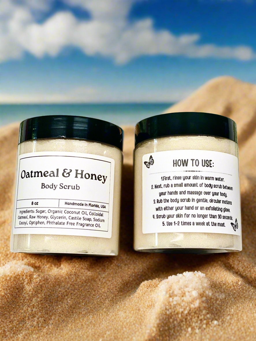 Oatmeal and Honey Body Scrub/Colloidal Oats