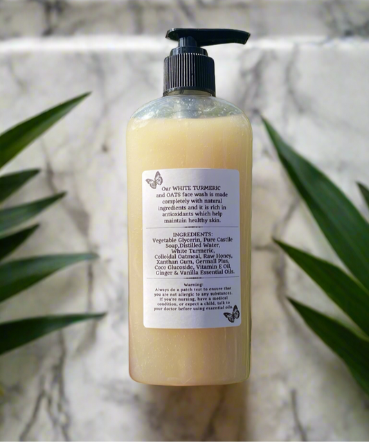 White Turmeric & Oats Face Wash
