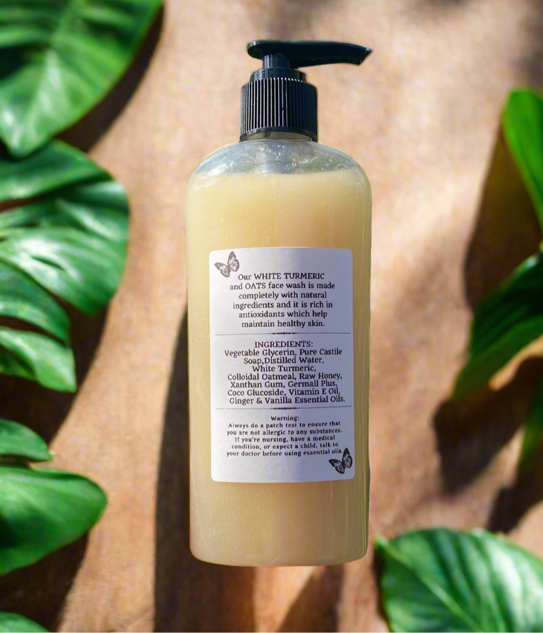 White Turmeric & Oats Face Wash
