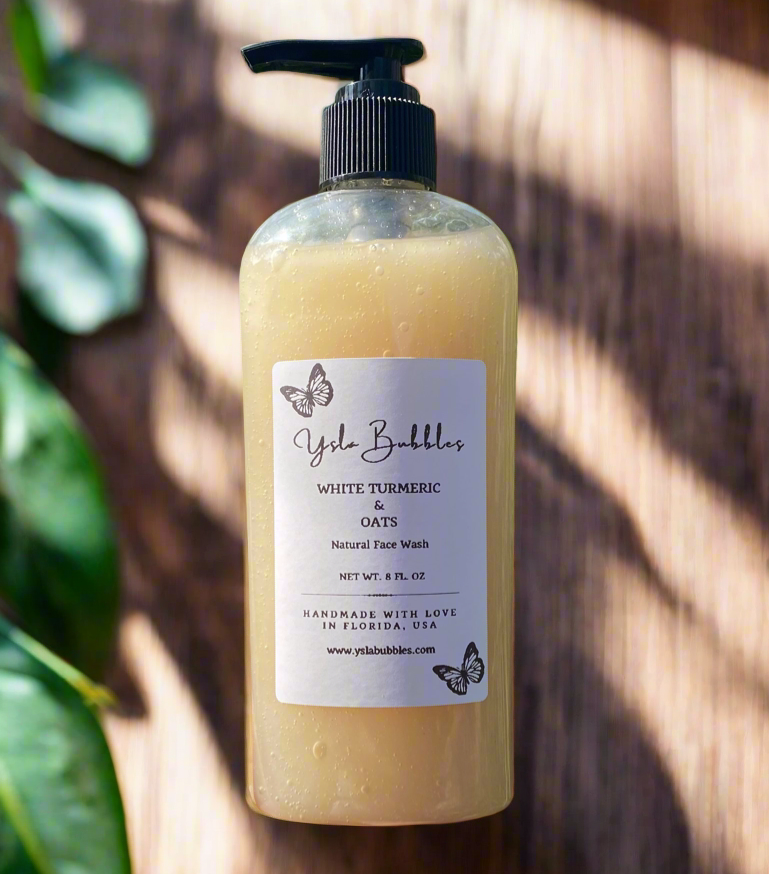 White Turmeric & Oats Face Wash