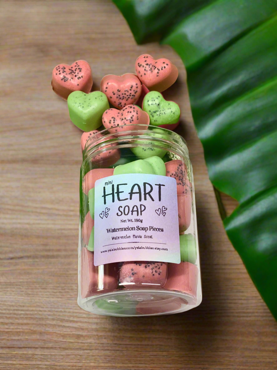 Mini Heart Soap/Single/Multi Use Soap Pieces