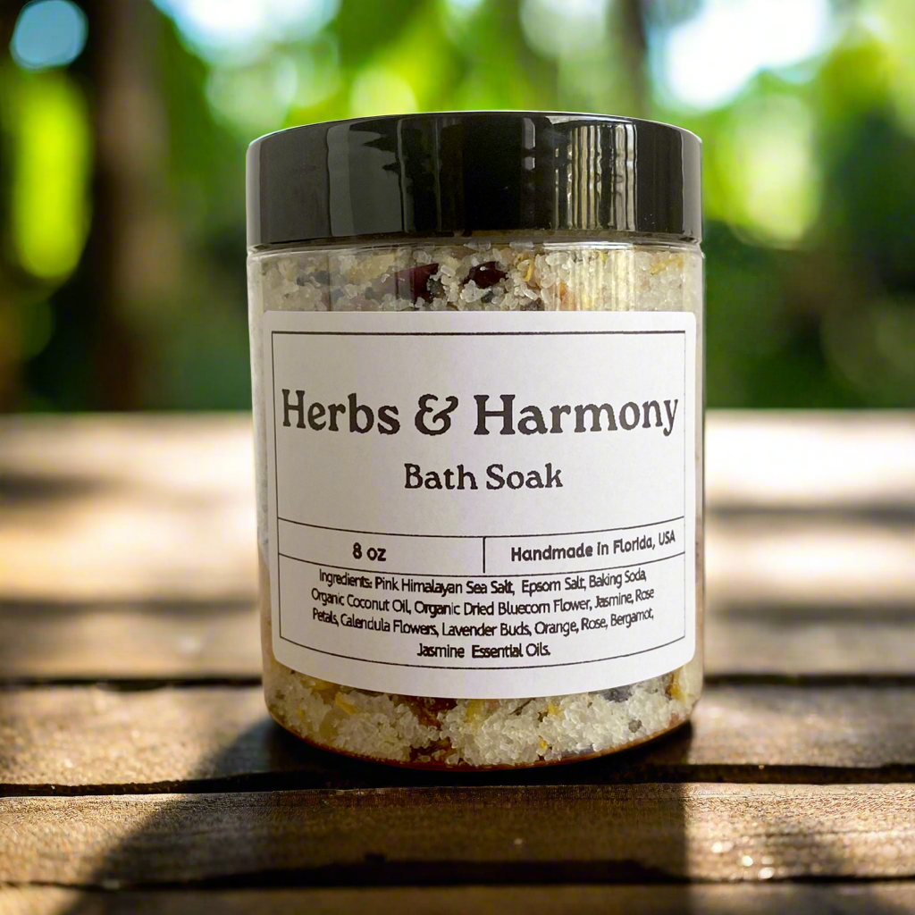 Herbs and Harmony Bath Soak /Orange, Rose, Bergamot & Jasmine