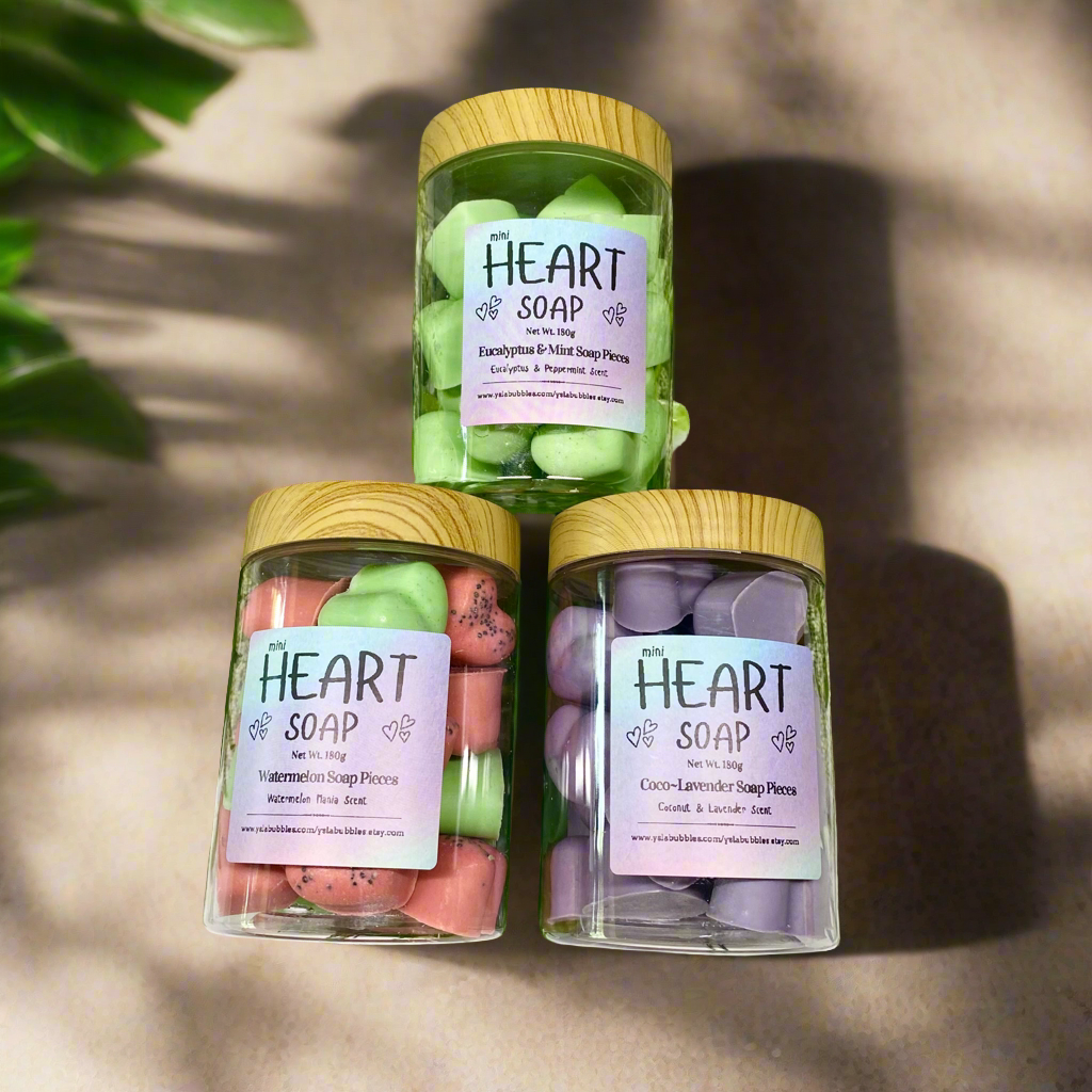 Mini Heart Soap/Single/Multi Use Soap Pieces