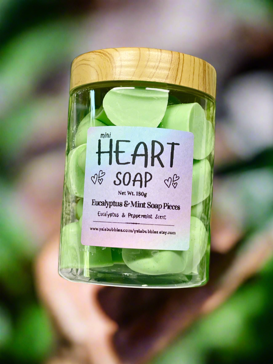 Mini Heart Soap/Single/Multi Use Soap Pieces