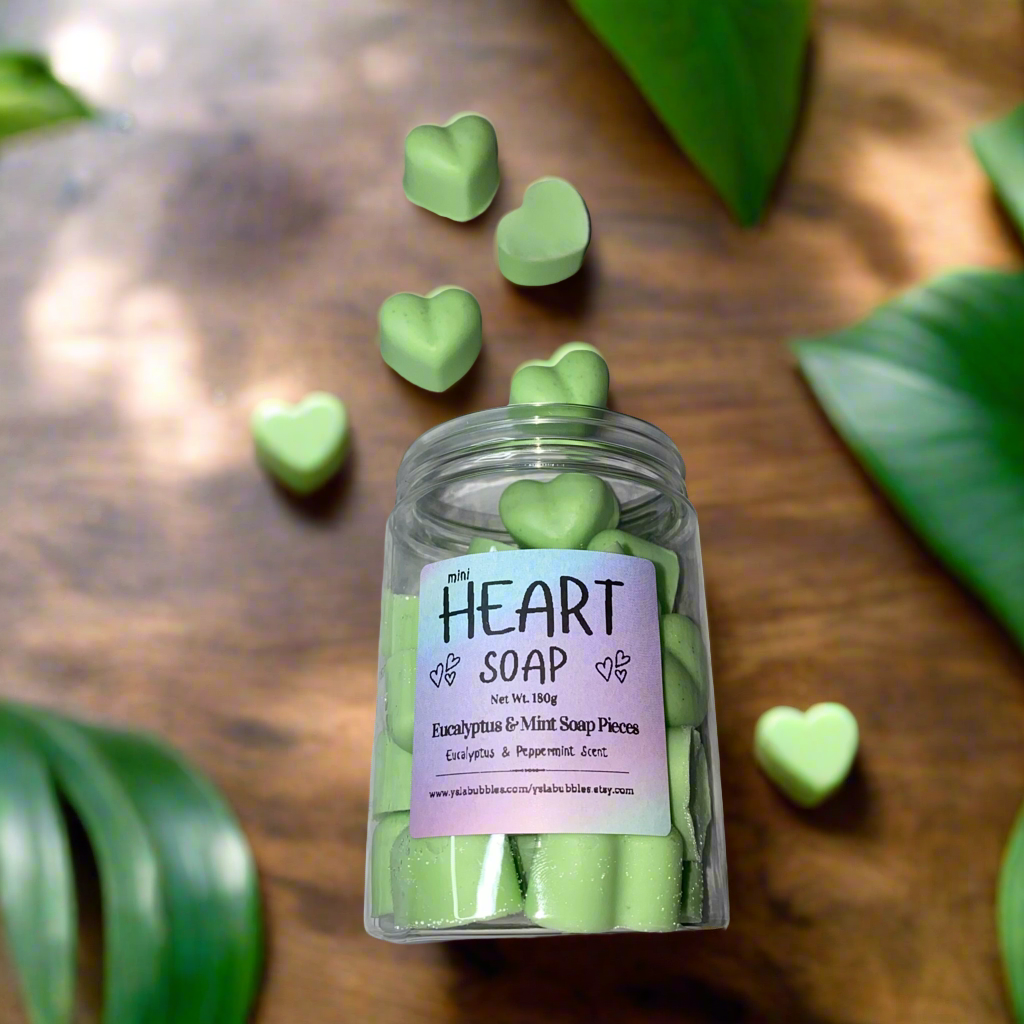 Mini Heart Soap/Single/Multi Use Soap Pieces