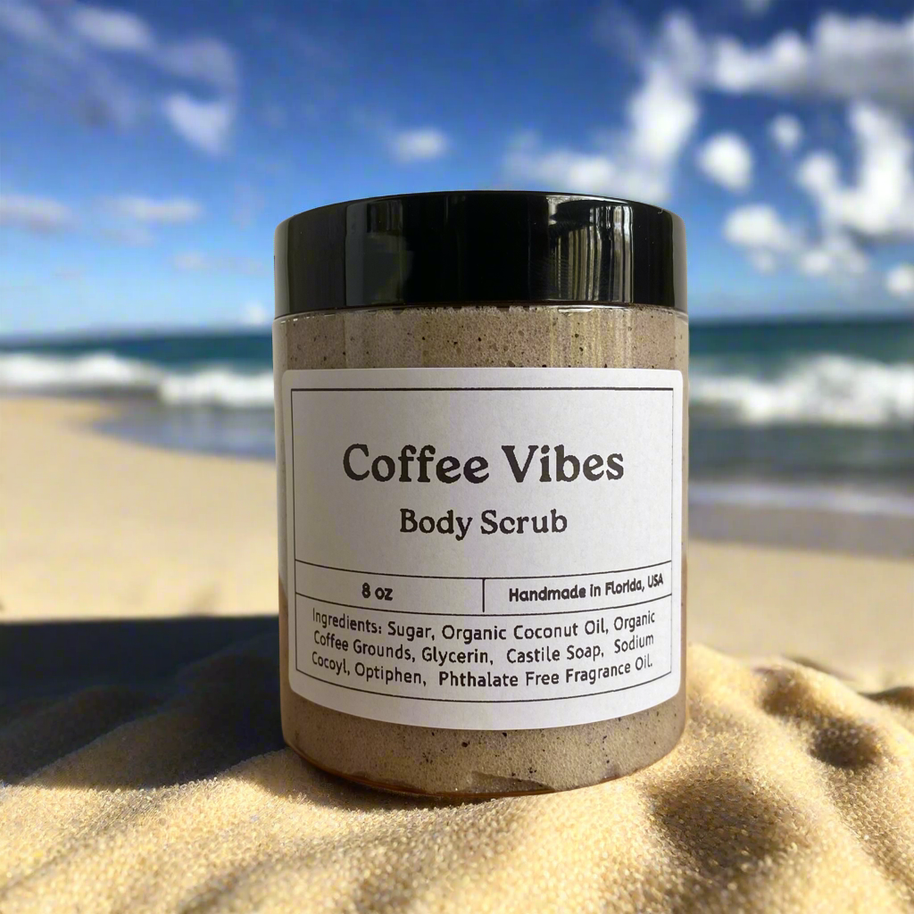 Coffee Vibes Body Scrub/Coffee Grounds&Vanilla