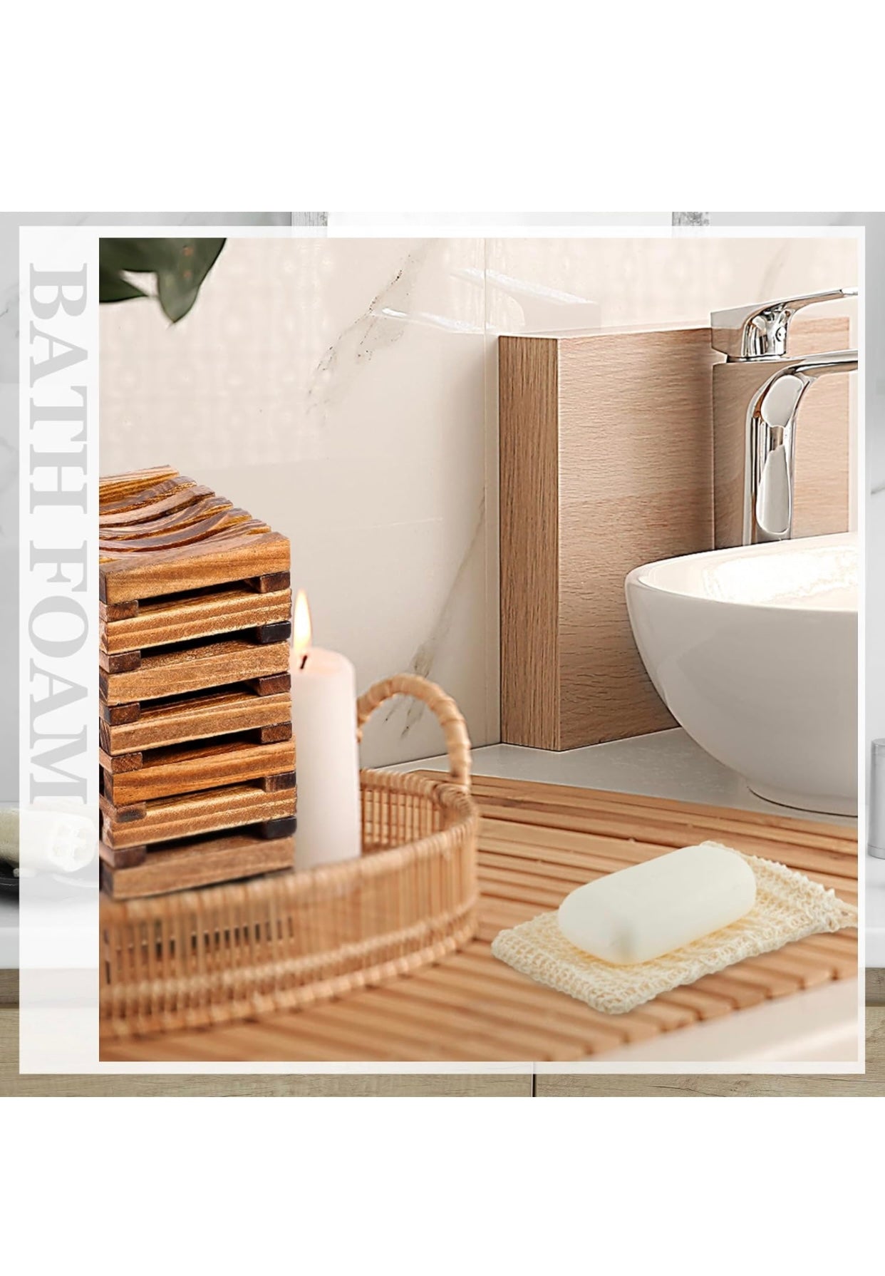 Sisal Soap Saver Bag and Soap Holder Combo